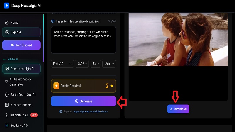 گزینه نهایی تولید و دانلود خروجی