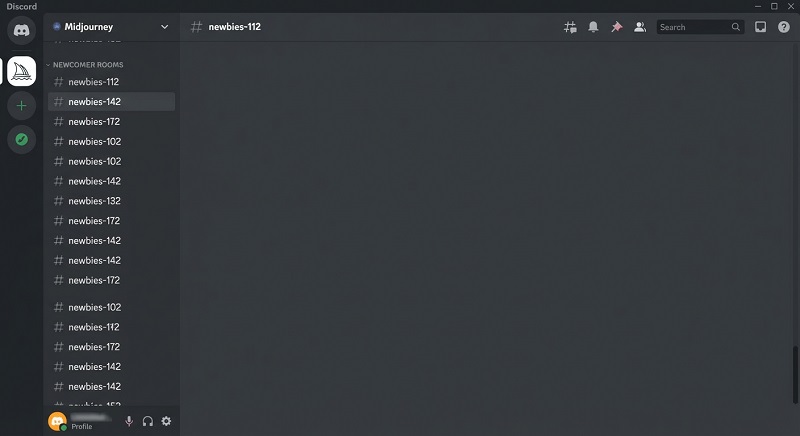 انتخاب کانال در دیسکورد