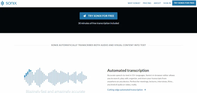 هوش مصنوعی sonix