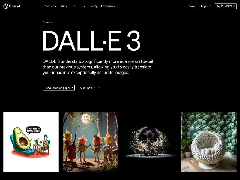 دقت بالای DALL-E 3 در تولید لوگوهای پیچیده و با جزئیات