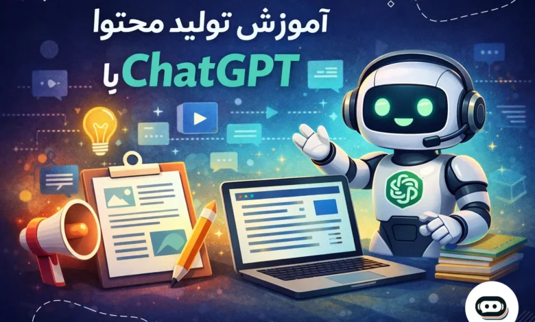 آموزش تولید محتوا با ChatGPT | بهترین راهنمای 2026