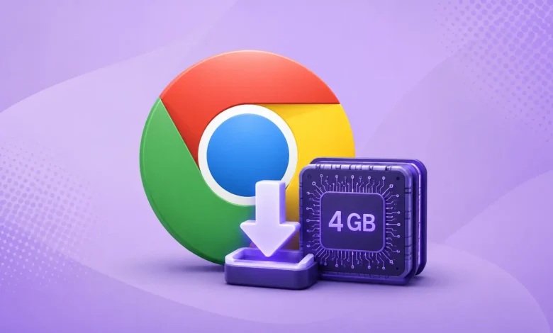 فایل 4 گیگی کروم